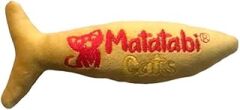 Matatabi Cats Jr.Fish Sesli, Peluş Kedi Oyuncağı 20 Cm Matatabi İçerikli (Kedi Nanesi/Otu İçermez)