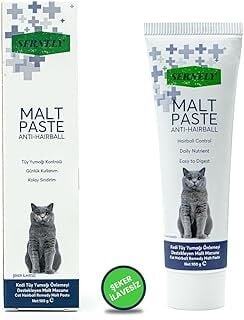 Sernely Anti-Hairball Malt Paste 100 gr Tüy Yumağı Önleyici Kedi Malt Macunu