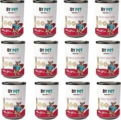 bypet Yetişkin Köpekler İçin Dana Etli Konserve Yaş Mama 415 gr x 12 Adet