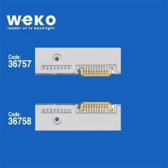5961 36757X2 36758X2 V4LE-750SMA/B 4 ADET LED BAR (60LED)