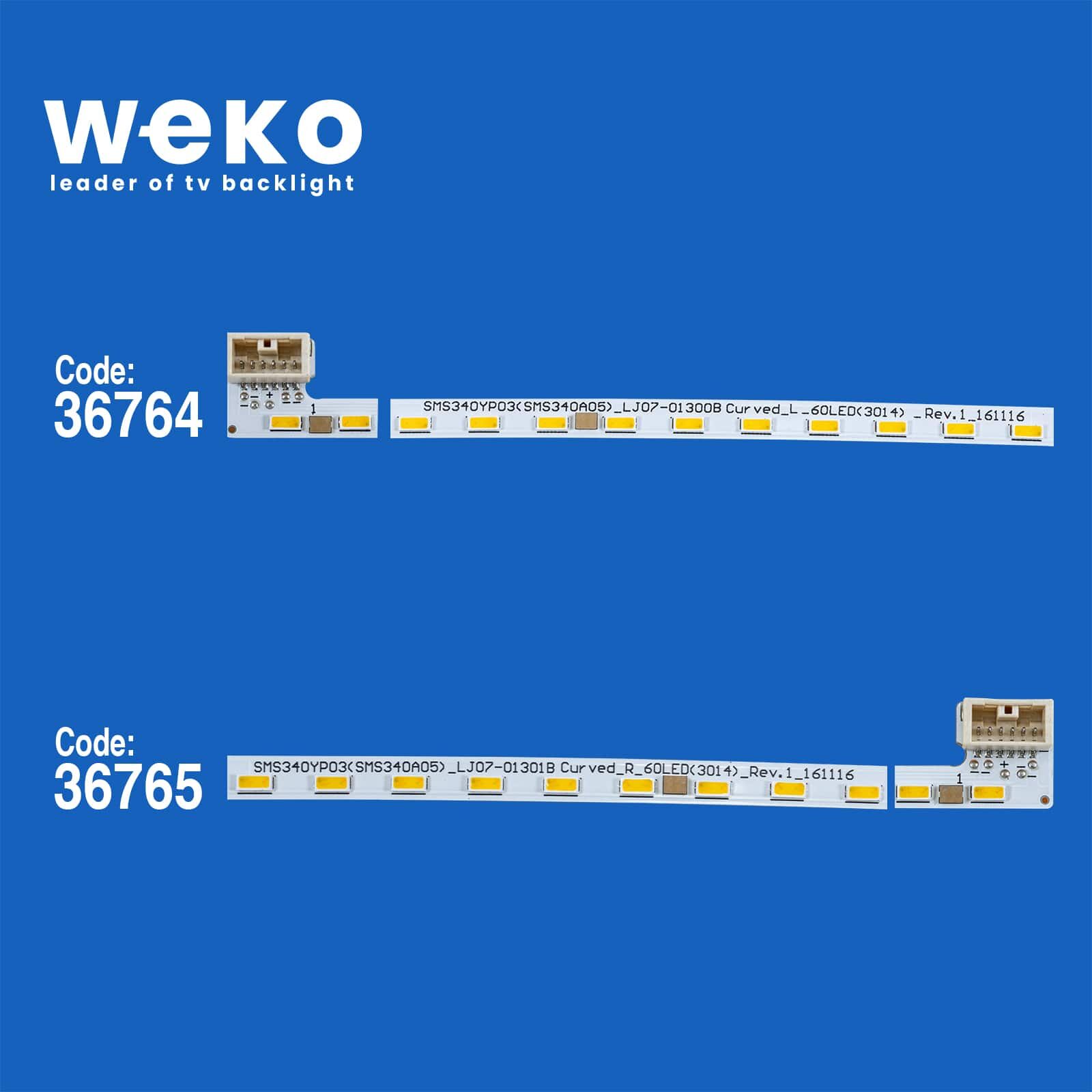 5967 36764X1 36765X1 SMS340YP03(SMS340A05)_LJ07-01300B(301B 2 ADET LED BAR (60LED)