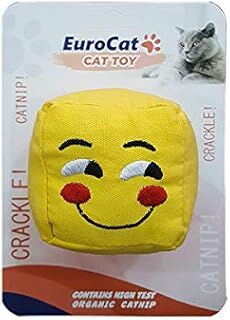 Eurocat Kedi Oyuncağı Gülen Smiley Küp 6 cm
