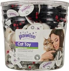 Pawise Kedi Oyuncağı Peluş Fare 2'' 120 Adet Kutulu