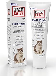 BIO KATZE Anti-hairball Malt Kedi Macunu 100gr (Tüy Yumağı Önleyici Ve Tüy Sağlığı Destekleyici) Kedi Malt