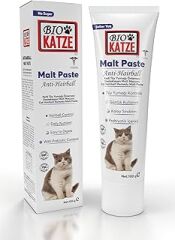BIO KATZE Anti-hairball Malt Kedi Macunu 100gr (Tüy Yumağı Önleyici Ve Tüy Sağlığı Destekleyici) Kedi Malt