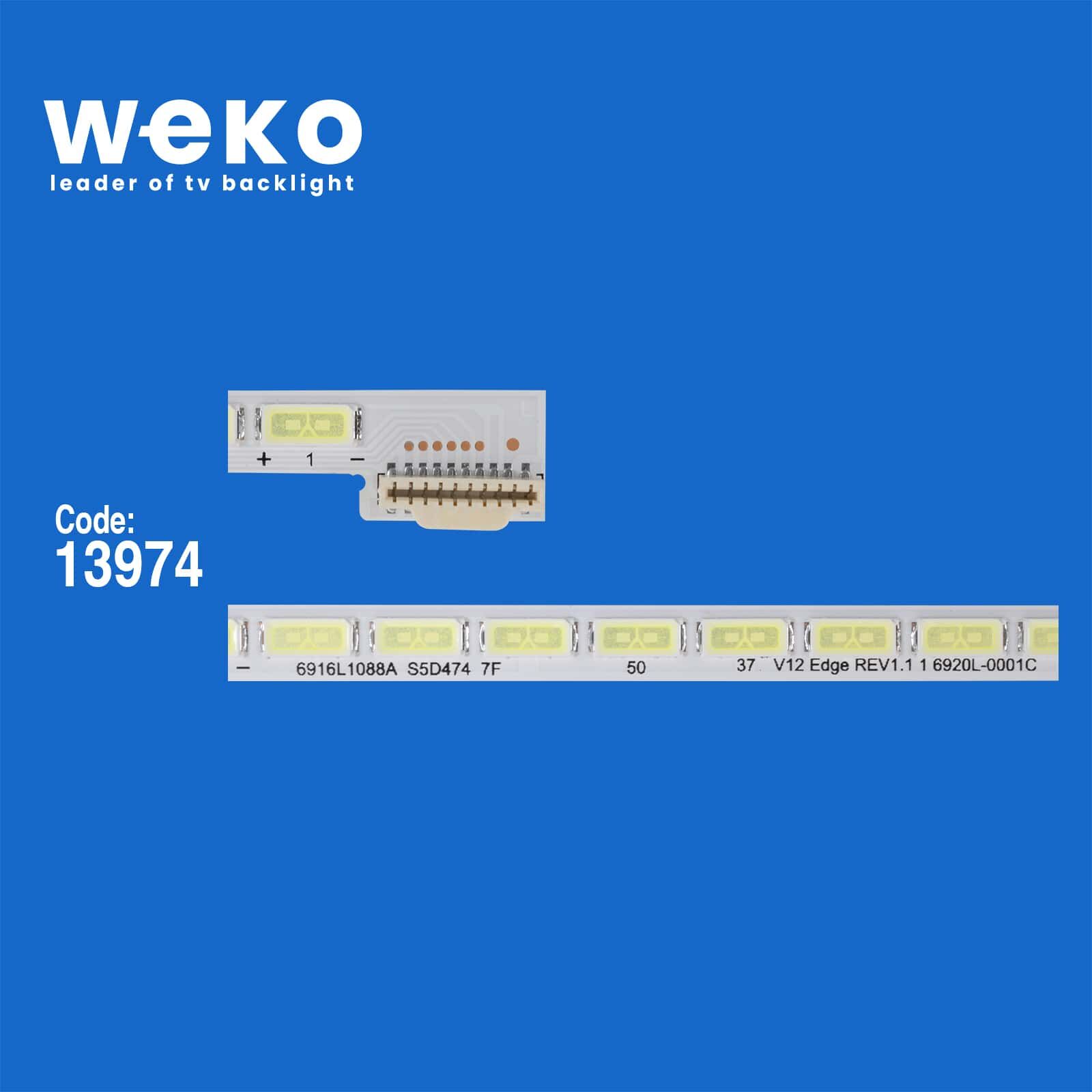 6073 13974X1 37 V12 EDGE REV1.1 1 1 ADET LED BAR (54LED)