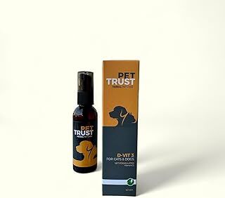 PetTrust Herbal Pet Care Kedi ve Köpekler için Vitamin-D Takviyesi 40ml