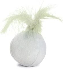 Beeztees PELUŞ TÜYLÜ YAVRU KEDİ OYUNCAĞI 5CM BEYAZ