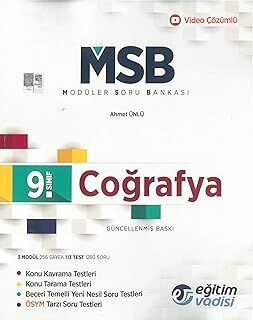 Eğitim Vadisi 9.Sınıf Coğrafya Msb Modüler Soru Bankası