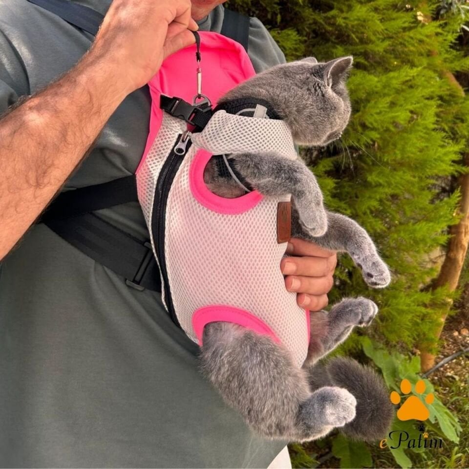Kedi ve Köpek Ana Kucağı Karanfil Pembesi - M