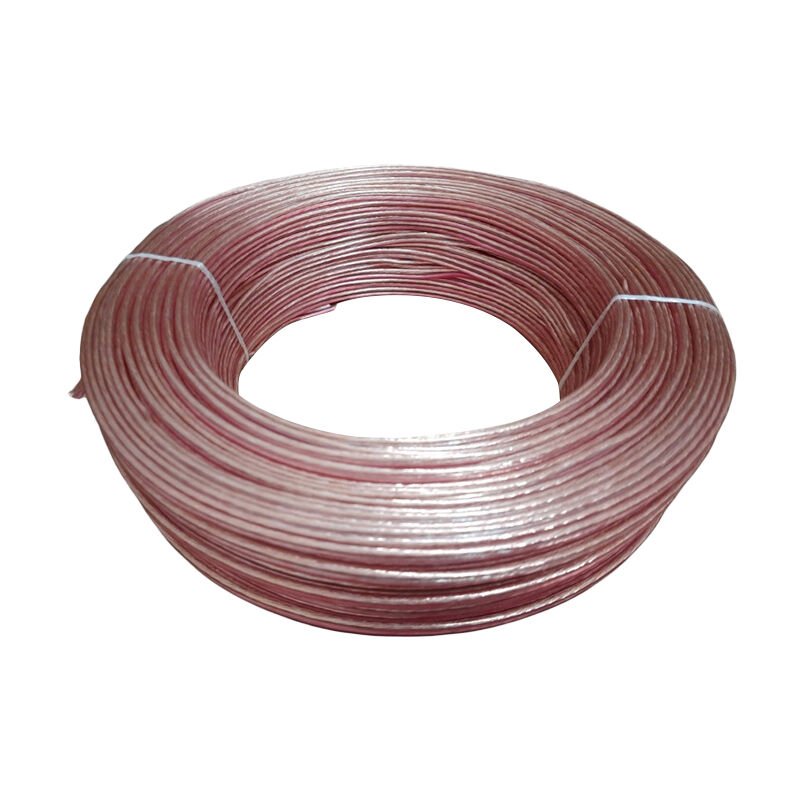 PM-1296 2X0.75 ŞEFFAF 100 METRE CU BAKIR HOPARLÖR KABLOSU (LEHİMLENEBİLİR)