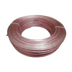 PM-1296 2X0.75 ŞEFFAF 100 METRE CU BAKIR HOPARLÖR KABLOSU (LEHİMLENEBİLİR)