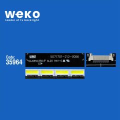 6176 35964X3 NLAW50350 AL2 94V-0 5052901-452-0666 3 ADET LED BAR (72LED)