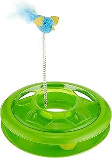 Pawise Spiral Kuşlu Oyun Çemberi Kedi Oyuncağı 26 cm