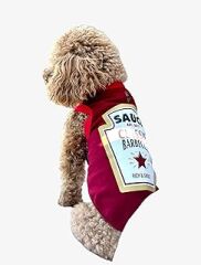 SALYA STORE Barbeque Yazlık Köpek Atlet Köpek Kıyafeti (XX-Large)