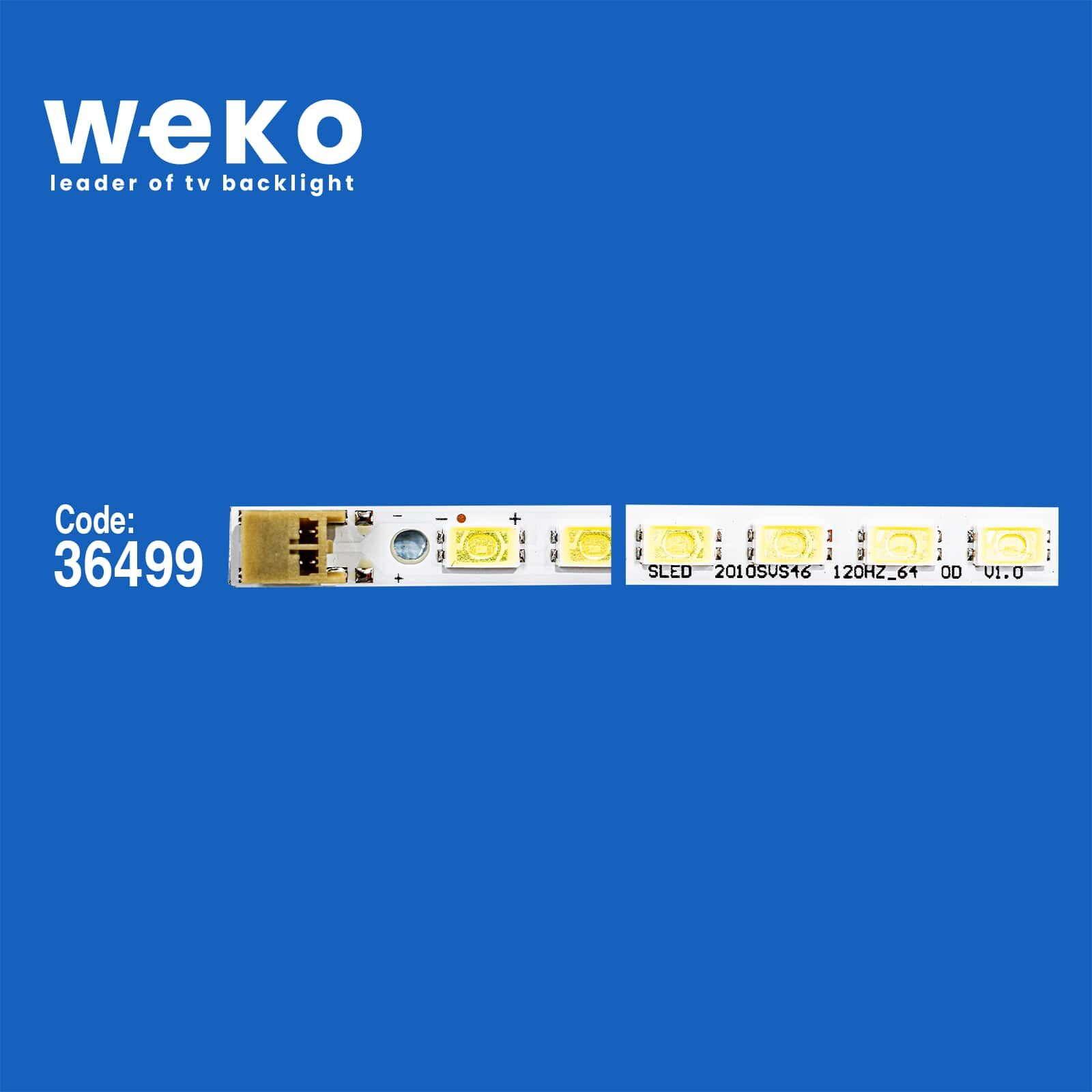 6190 36499X4 LMB-4600BM12 LJ64-02380A LJ64-02381A 4 ADET LED BAR (64LED)