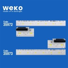 6177 35972X1 35973X1 LGE 17Y 55UJ65 1907 54LED L/R 2 ADET LED BAR (54LED)
