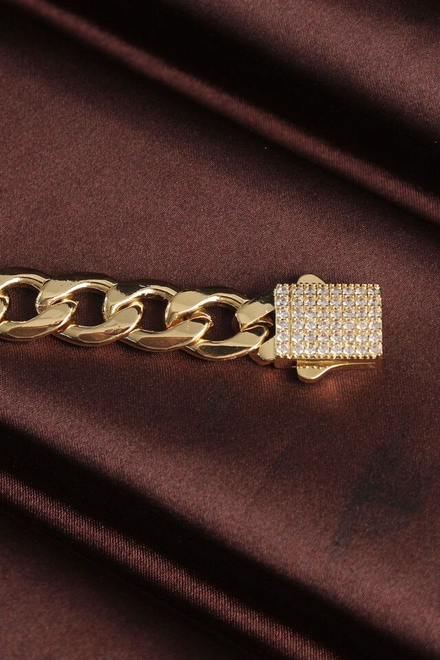 316L Çelik Özel Seri   Vip Seri Gold Renk Gurmet Model Bileklik