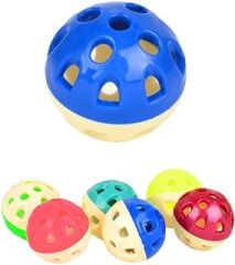 hiday kuş ve kedi ürünleri Çıngıraklı Oyuncak Top ( Top Rengi Şekli Stoklara Göre Gönderilecektir)