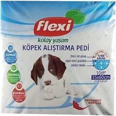 Flexi köpek alıştırma pedi kaydırmaz bantlı 10'lu