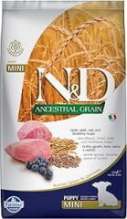 N&D Ancestral Grain Kuru Köpek Maması, Kuzu, Kılçıksız Buğday, Yulaf ve Yabanmersinli, Yavru Köpek Mini, 2.5 kg
