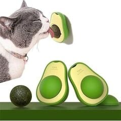 TİNEKE AVOKADO Doğal Catnipli Yenilebilir Kedi Nanesi Otu Oyun Topu Oyuncağı Kedi Yalama Topu 1 ADET