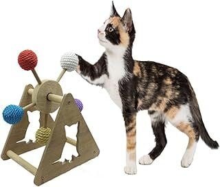 TİNEKE AHŞAP 5 RENKLİ TOPLU KEDİ OYUNCAĞI