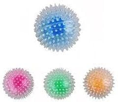 Pawise Flash Bouncer Ball Işıklı Şeffaf Plastik Top Kedi Oyuncağı 8 cm