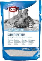 Trixie Simple-n-Clean silikat küçük hayvan kumu, 1 litre, 400 g (tekli paket)