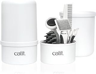 Catit Kısa tüylü kediler için fırça seti, kısa tüylü kediler için fırça