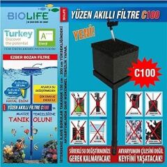 BIOLIFE C-100 Akıllı Akvaryum Filtresi YÜZEN FİLİTRE