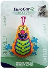 Eurocat Turuncu Tırtıl Kedi Oyuncağı, 9.5 Cm