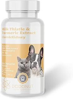 Dodonut Liver&Kidney Kedi ve Köpek Karaciğer ve Böbrek Desteği Besin Takviyesi, 100 Tablet