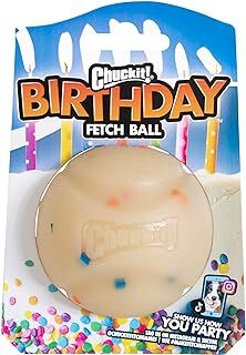 Chuckit! Doğum Günü Topu, Orta Boy (6 cm Çap), Köpekler için 20-60 lbs, 1'li Paket