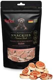 Reflex Snackies Tavuklu Alaska Mezgitli Kurutulmuş Et Köpek Ödülü 90gr