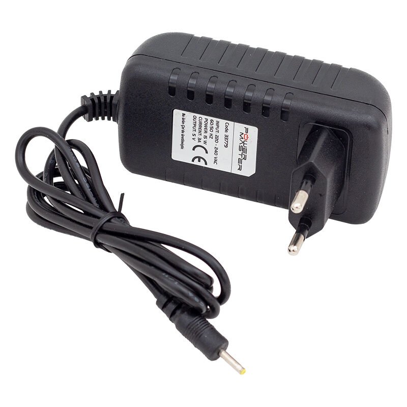 PM-33779 5 VOLT - 3 AMPER 2.5*0.7 MM UÇLU PLASTİK KASA PRİZ TİPİ ADAPTÖR