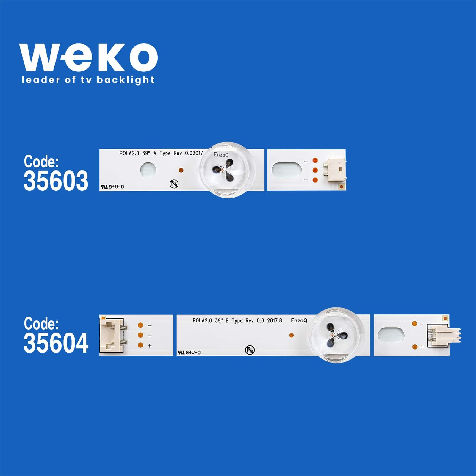 5193 35603X4 35604X4 LG INNOTEK POLA2.0 39 8 ADET LED BAR