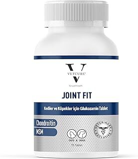 Vetcure Joint Fit Kedi ve Köpek Eklem Kas ve Eklem Sıvısı Sorunları Destekleyici 75 Tablet