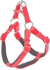 Doggie Konfor Ronin Dokuma Göğüs Tasması Kırmızı 1,5x35-40 Cm