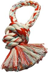 Kyro Tech Renkli Doğal Pamuk Halat Küçük Irk Terrier Pug Fransız Bulldog Pinscher Spaniel Cocker Kaniş