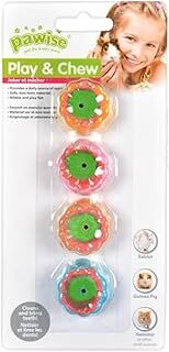 Pawise Yenilebilir Çiçek Kemirme Oyuncağı 4 Adet