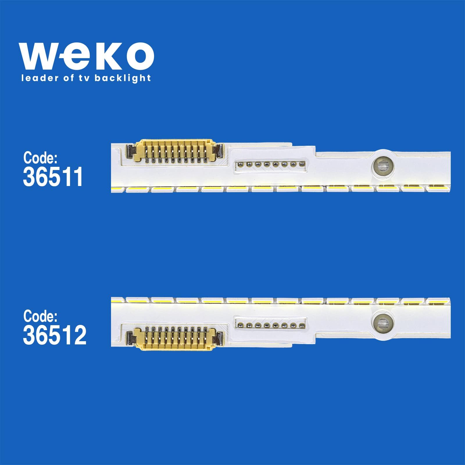 5442 36511X1 36512X1 50NNB 3D-7032LED-MCPCB 2 ADET LED BAR (76LED)