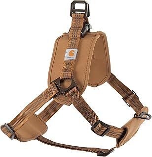 Carhartt Naylon köpek tasması, ördek motifi, beden XL, kahverengi