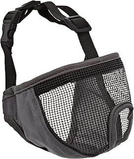 Trixie 17626 Maulkorb für kurznasige Rassen, Polyester, S, grau