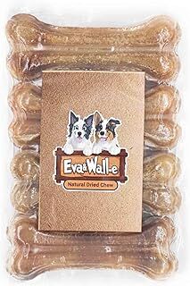 Eva & Wall-e and Doğal Köpek Pres Kemiği Naturel 4 Adet 7cm Küçük Irk ve Yavru Köpekler İçin 20-25 Gr