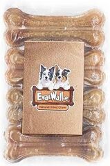 Eva & Wall-e and Doğal Köpek Pres Kemiği Naturel 4 Adet 7cm Küçük Irk ve Yavru Köpekler İçin 20-25 Gr