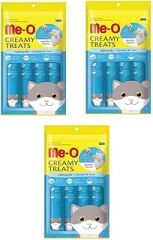 Me-O Creamy Treats Tavuk ve Ciğerli Kedi Ödül Maması 15 gr x 4 (3 ADET)