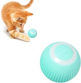 Busstier Otomatik Hareket Eden Akıllı Kedi Topu Oyuncağı, Kendi Kendine Hareket Eden Kedi Topu Oyuncağı