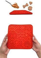 Havhav O'yalama Matı Köpek Ve Kediler Için Yalama Matı Vakumlu Yapışkanlı Lickmat Yavaş Yeme Matı