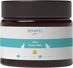 Bonafel Peace Kedi ve Köpekler için Anti-Stress Etkili Yumuşak Çiğneme Tableti